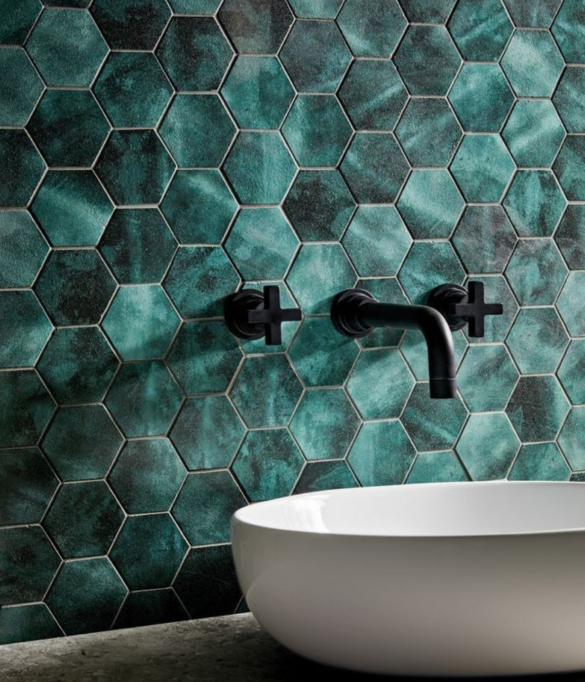 Hexagon Mosaikfliesen