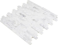 3D Design Mosaikfliese Ziegel Marmor Selbstklebend Muster