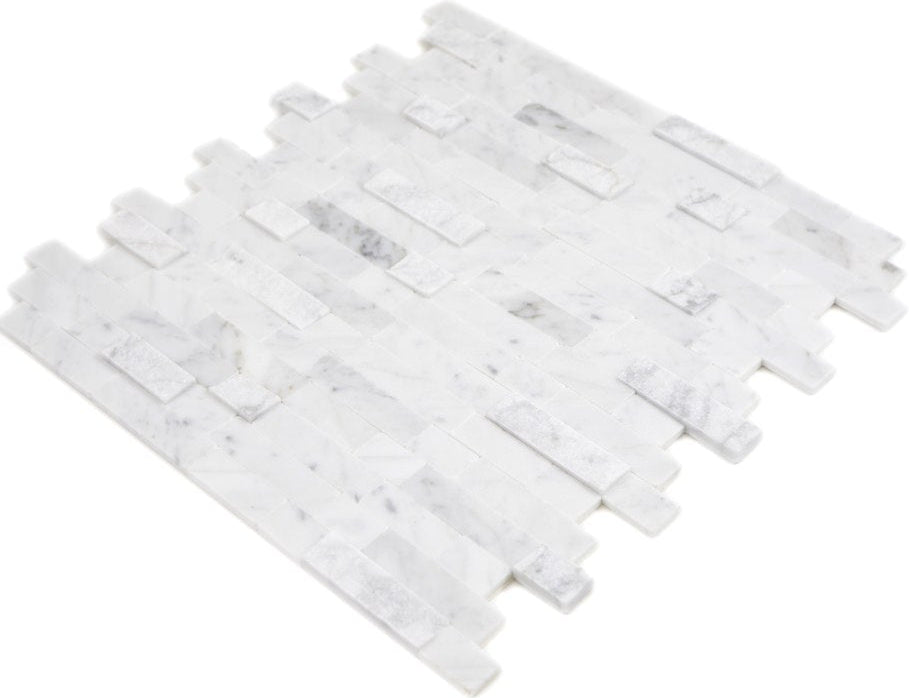 3D Design Mosaikfliese Ziegel Marmor Selbstklebend Muster