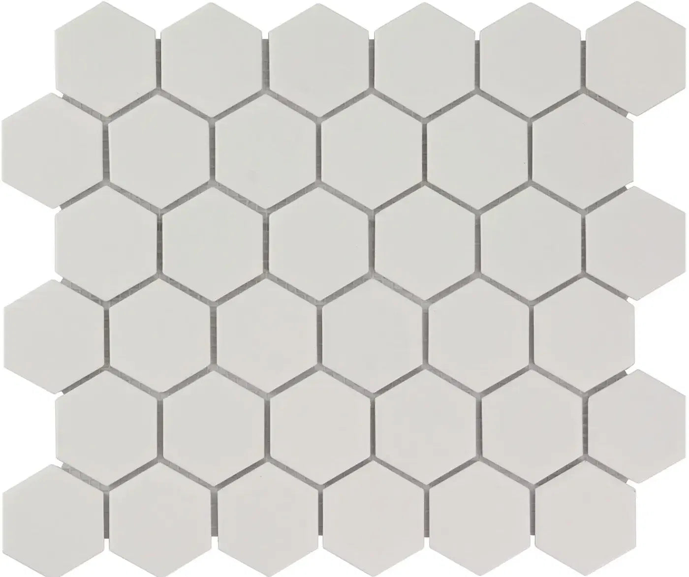 Weiss Matt Hexagon Porzellan Mosaik Fliese