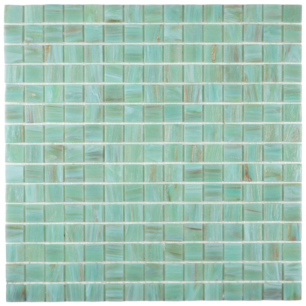 Agua Grün Körnig Quadrat Glas Mosaik Fliese