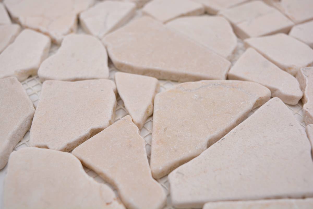 Alba Steinbruch Marmor Mosaikfliese Bad & Küche