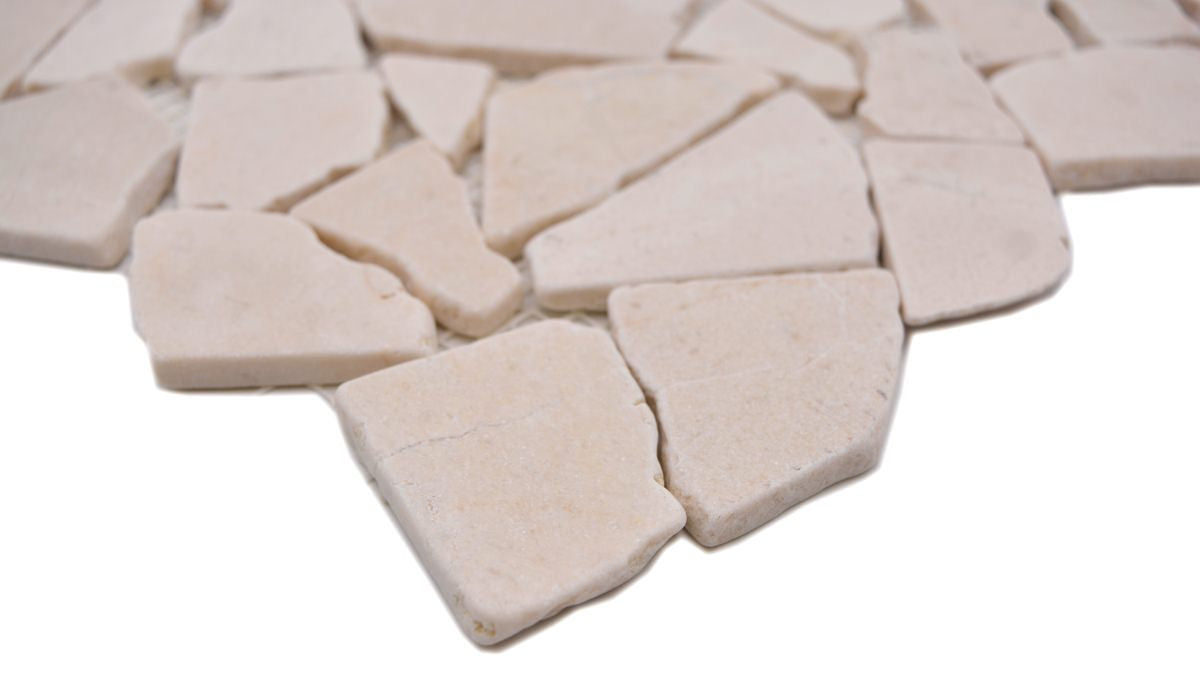 Alba Steinbruch Marmor Mosaikfliese Frostbeständig