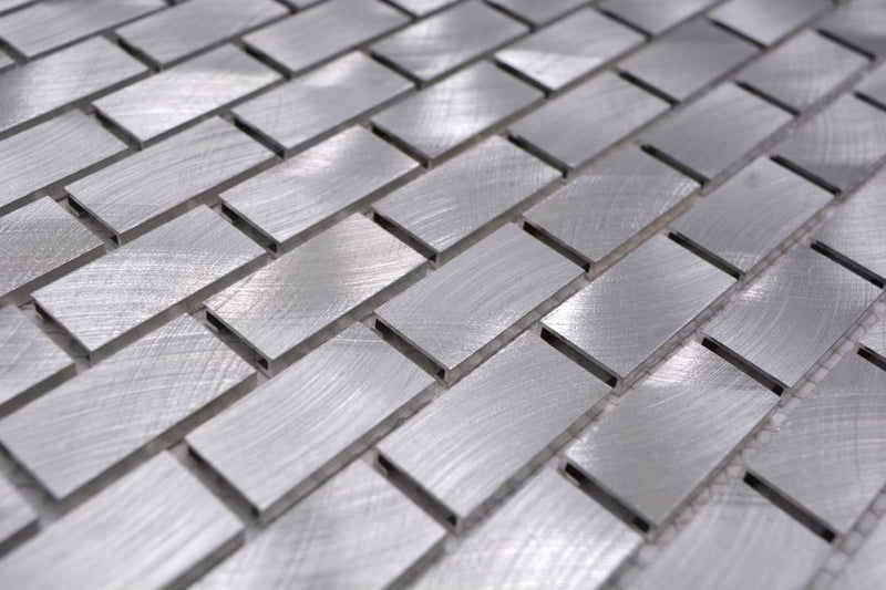 Aluminium Silber Metall Mosaikfliesen Schweiz Online Kaufen