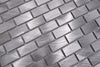 Aluminium Silber Metall Mosaikfliese