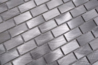 Aluminium Silber Metall Mosaikfliese