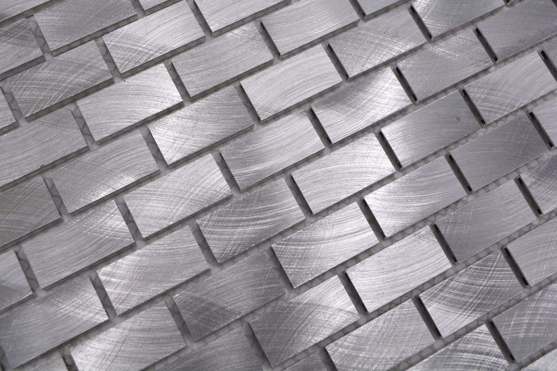 Aluminium Silber Metall Mosaikfliese