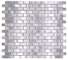 Aluminium Silber Metall Mosaikfliesen