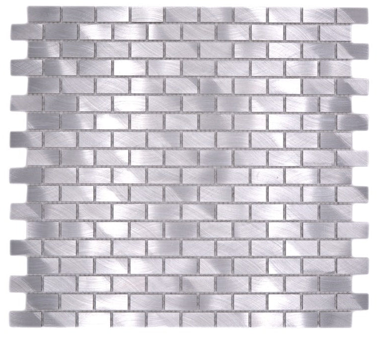 Aluminium Silber Metall Mosaikfliesen
