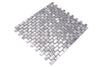Aluminium Silber Metall Mosaikfliesen - Edel Metall Fliesen