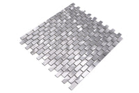 Aluminium Silber Metall Mosaikfliesen - Edel Metall Fliesen
