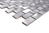 Aluminium Silber Metall Mosaikfliesen Wand Fliesen