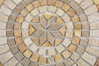 Antique Naturstein Travertine Mosaik Wand und Boden Fliesen