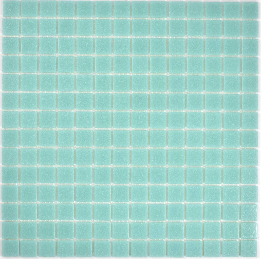 Aqua Mint Grün Glasmosaik 20x20 mm