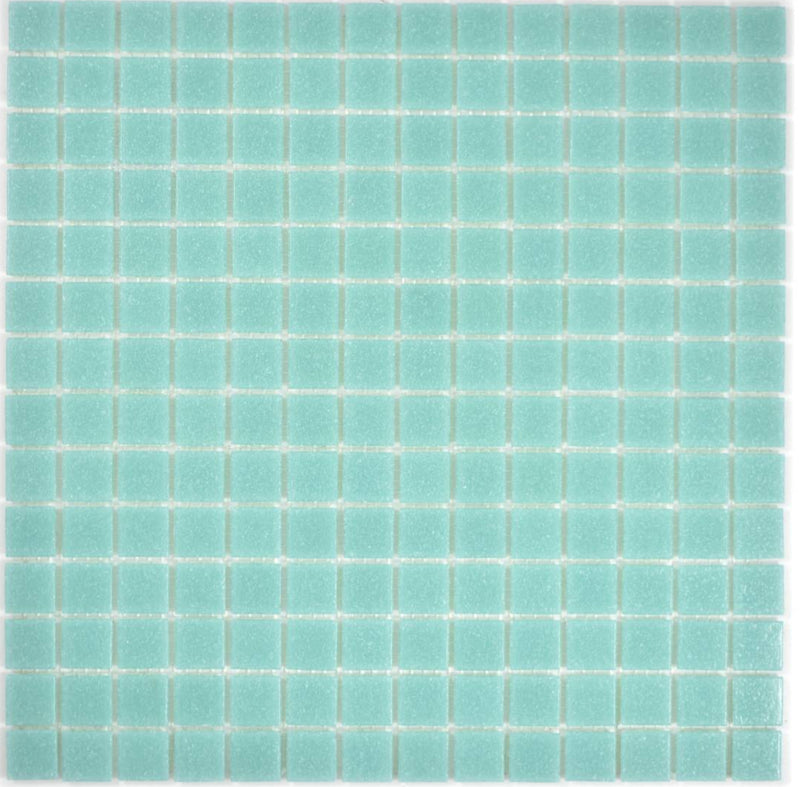 Aqua Mint Grün Glasmosaik 20x20 mm