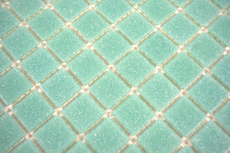 Aqua Mint Grün Glasmosaik 20x20 mm Plättli