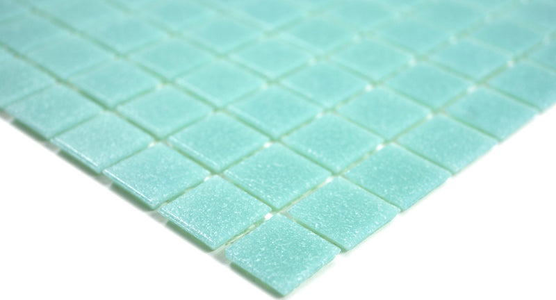 Aqua Mint Grün Glasmosaik 20x20 mm Schweiz Plättli