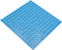 Aqua Sky Glas Mosaikfliese 20x20 mm Blau
