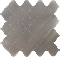 Arabesque Silber Mosaikfliese Sevilla