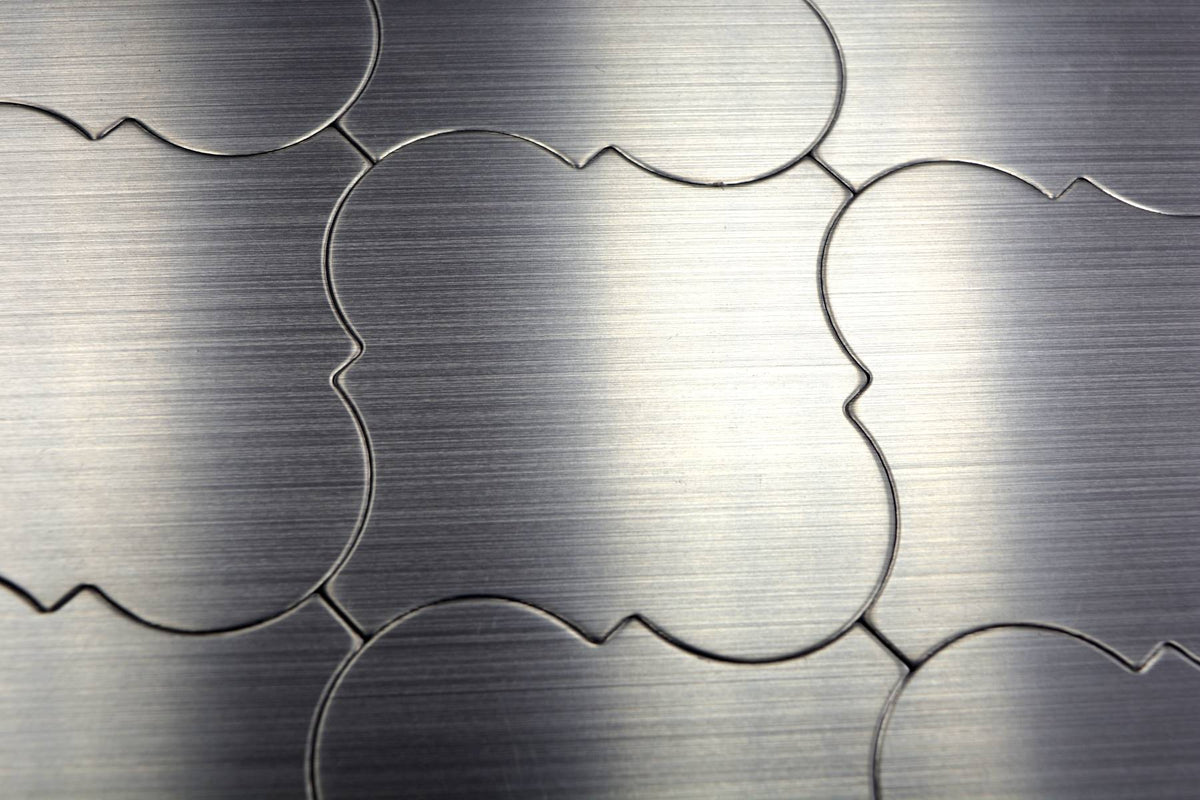 Arabesque Silber Mosaikfliese Sevilla Plättli