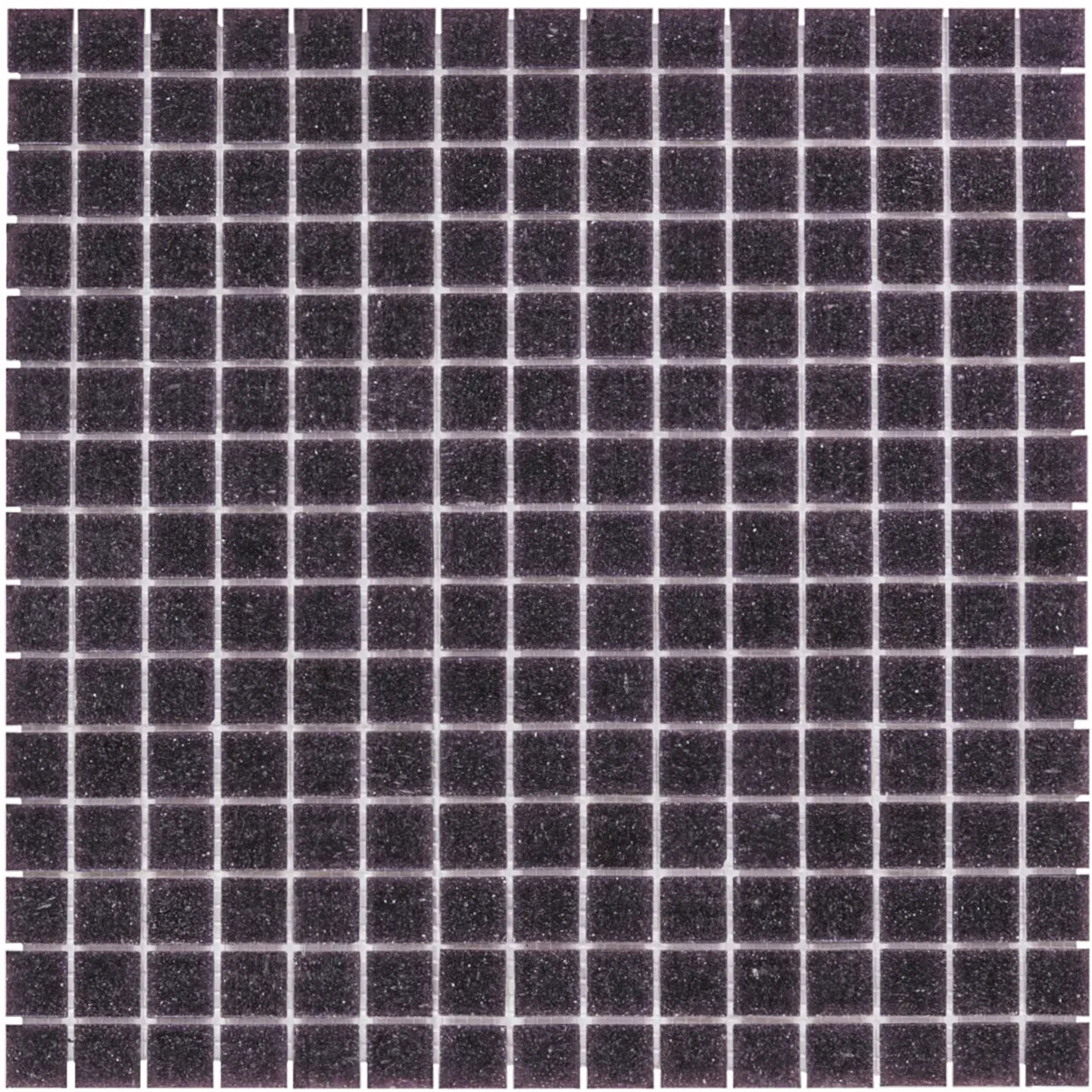 Asphalt Lila Grau Körnig Quadrat Glas Mosaik Fliese