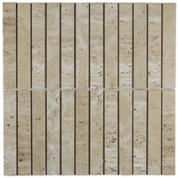 Atelier Travertin Ivory | Premium Naturstein KitKat Mosaik