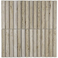 Atelier Travertine | Premium Naturstein KitKat Mosaik