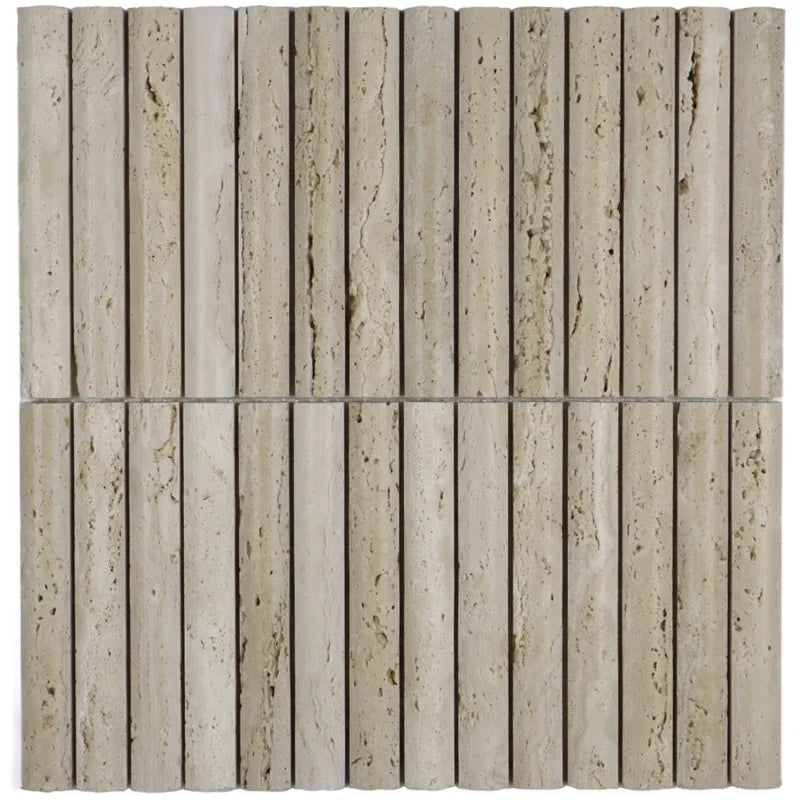 Atelier Travertine | Premium Naturstein KitKat Mosaik