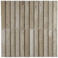 Atelier Travertine Walnut | Premium Naturstein KitKat Mosaik 