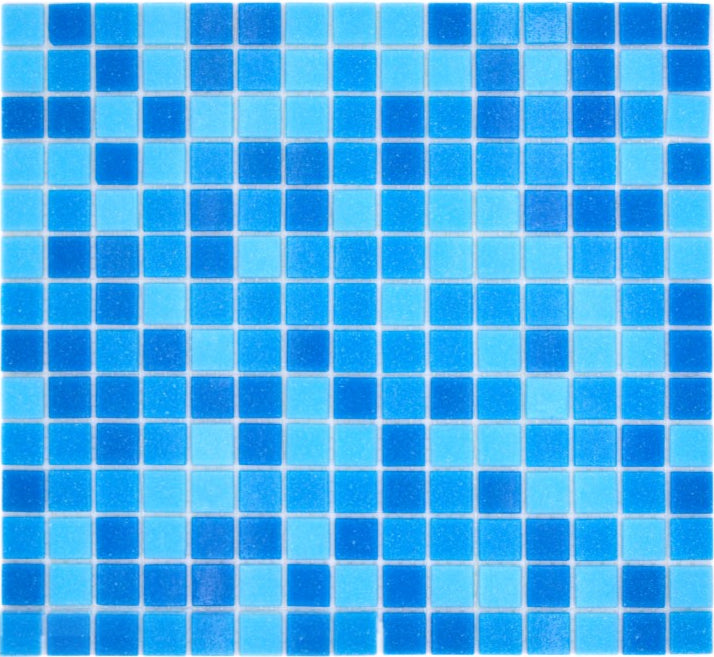 Atlantic Blau Mix Pixel Glas Mosaikfliese für Bad und Küche