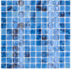 Azur Blau Glanz Glass Mosaikfliese