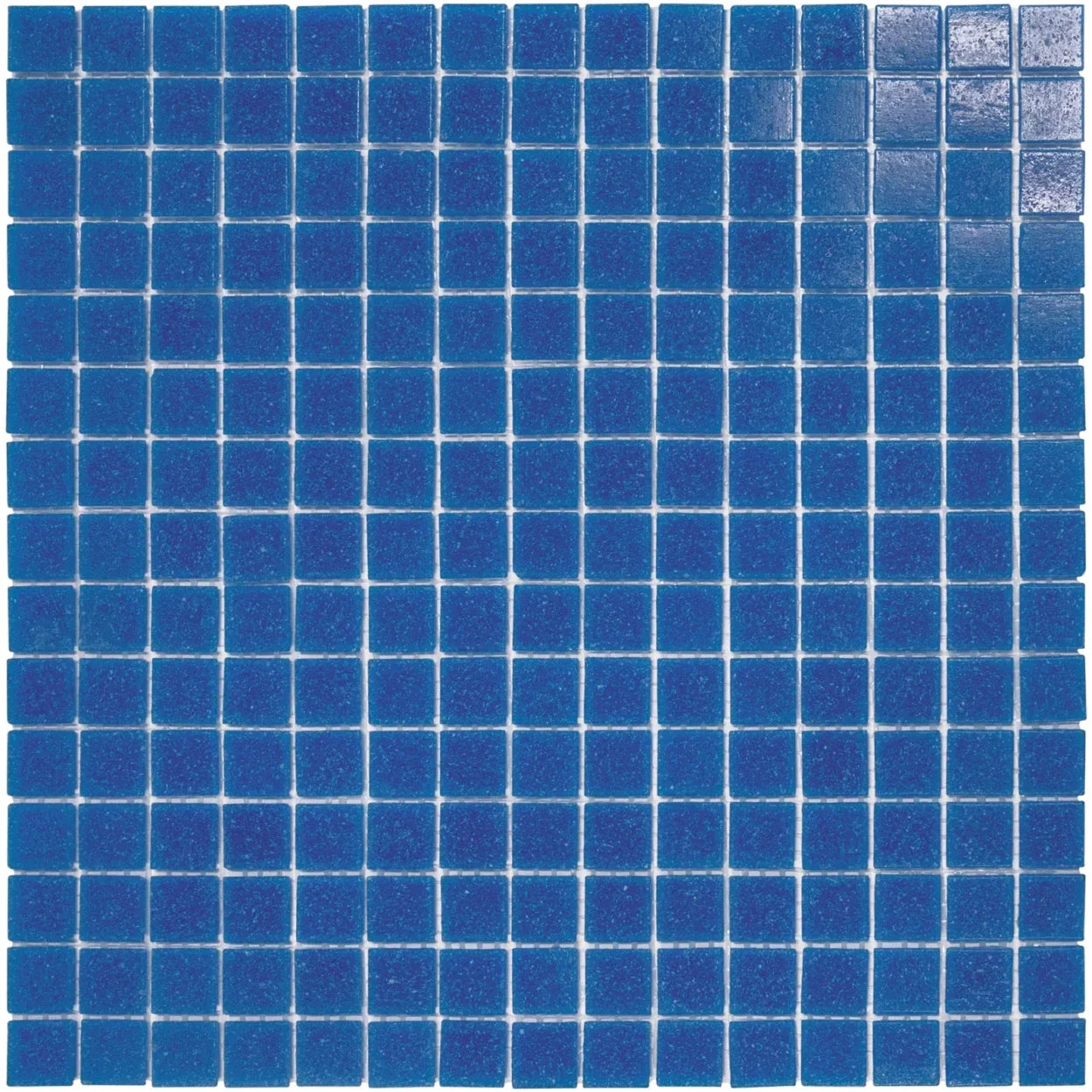 Azur Blau Körnig Quadrat Glas Mosaik Fliese