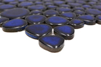 Blau Kieselstein Mosaikfliesen Günstig Online Bestellen