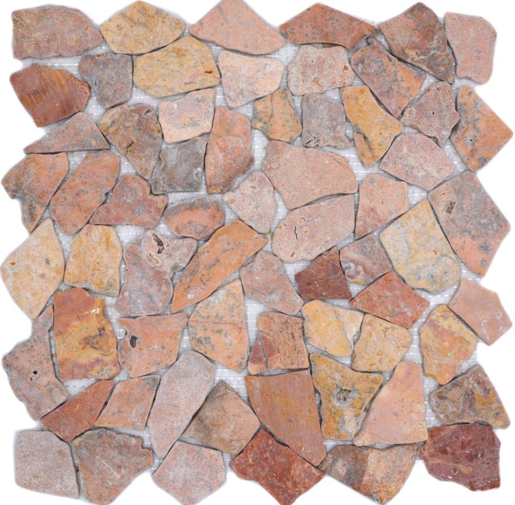 Bali Dunkel Marmor Plättli Naturstein Mosaikfliese