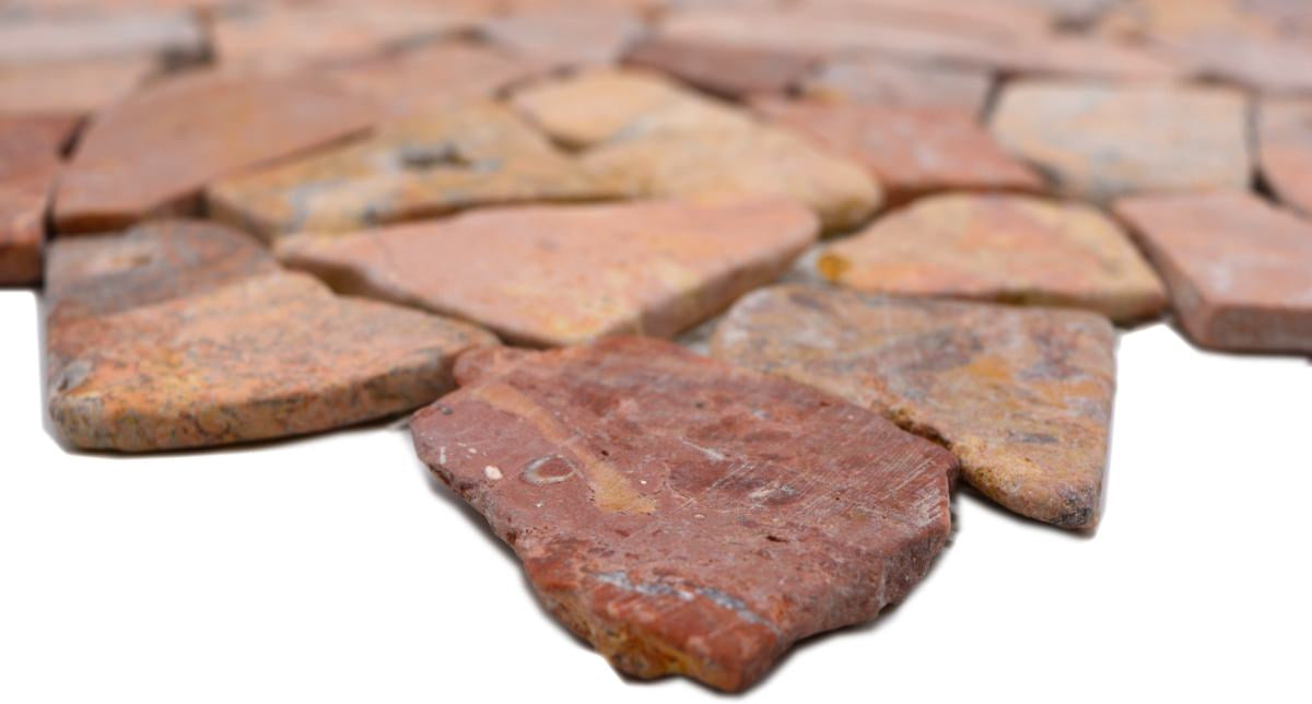 Bali Dunkel Marmor Plättli Naturstein Mosaikfliese Braun