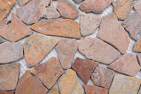 Bali Dunkel Marmor Plättli Naturstein Mosaikfliese Rot