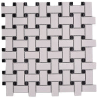 Basketweave Flechtmuster Schachbrett Mosaikfliese