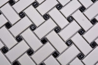 Basketweave Flechtmuster Schachbrett Mosaikfliese