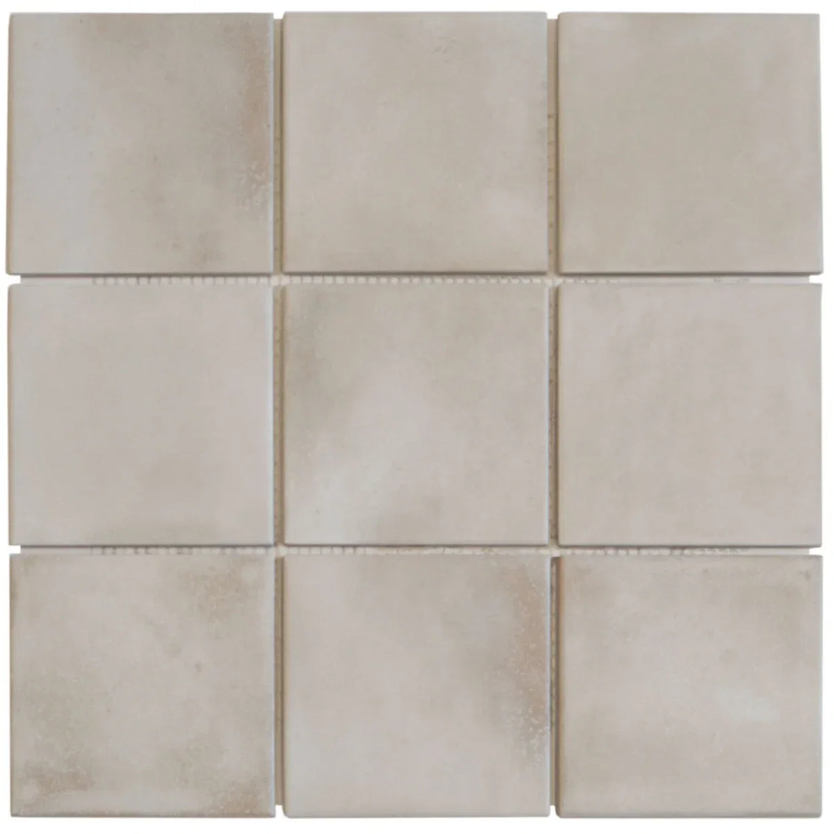 Beige Matt Quadrat Porzellan Mosaikfliese R10