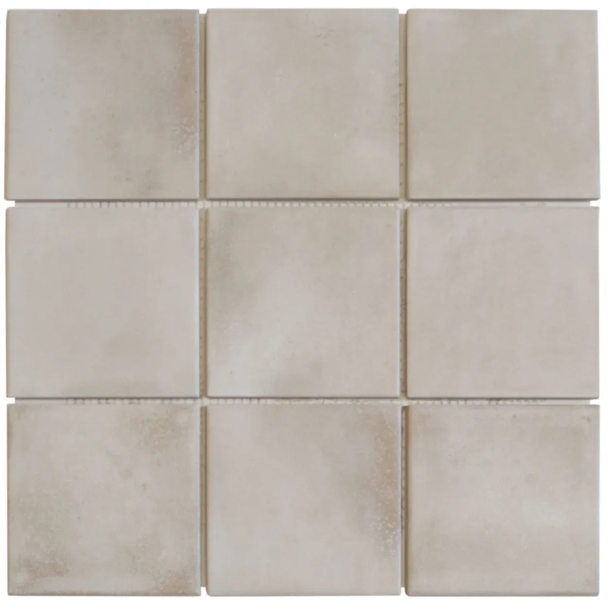 Beige Matt Quadrat Porzellan Mosaikfliese R10