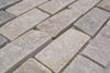 Rustikale Beige Matt Quartz Mosaik Splitface Fliesen