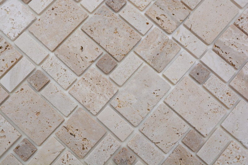 Beige Travertin Selbstklebend Mosaikfliesen Online Kaufen