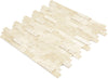 Beige Ziegel Marmor 3D Mosaikfliese Selbstklebend Design