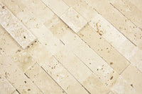 Beige Ziegel Marmor 3D Mosaikfliese Selbstklebend Plättli