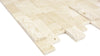 Beige Ziegel Marmor 3D Mosaikfliese Selbstklebend Quarz