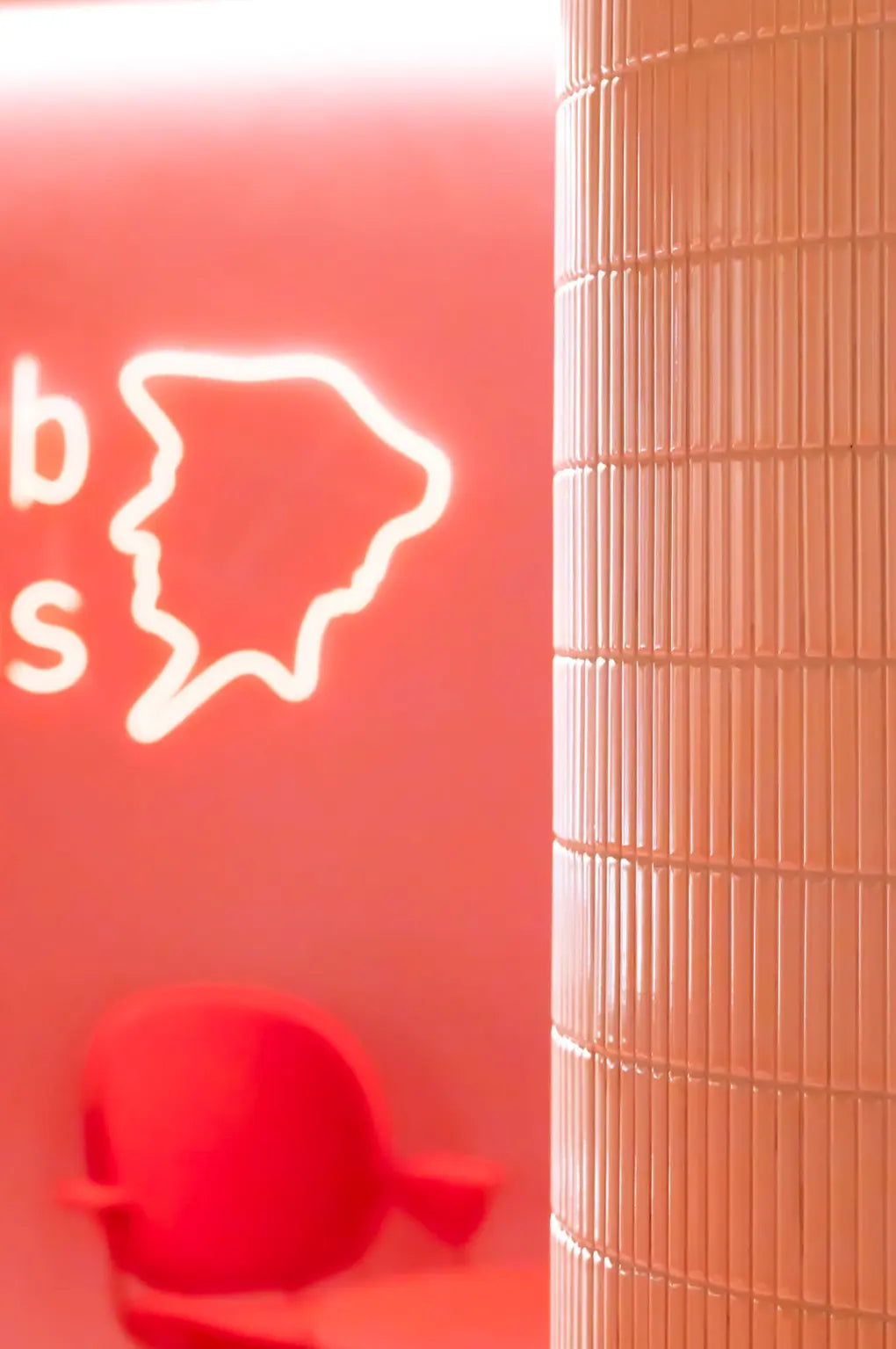 Bellini Pink KitKat Mini Porzellan Mosaikfliese Säulen Deko Fliese