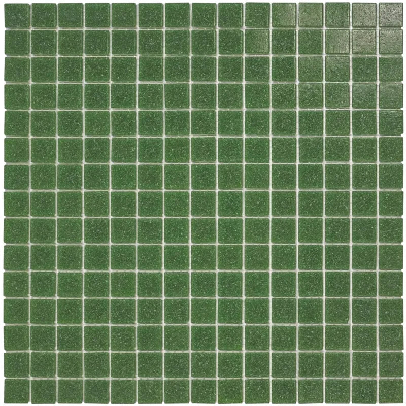 Blat Grün Körnig Quadrat Glas Mosaik Fliese