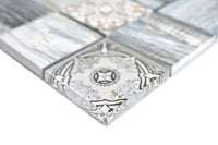 Blau Crystal Muster Holzoptik Mosaikfliese Muster Mosaike Online Kaufen