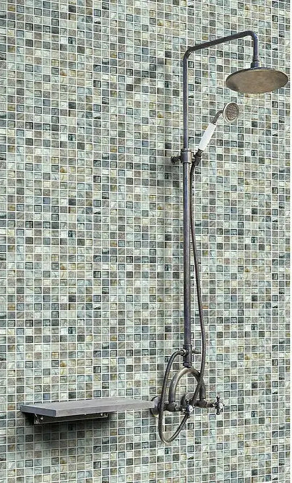 Blau Crystal Mix Mosaikfliesen - Dusch und Bad Fliesen