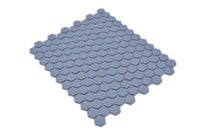 Blaue Hexagon Anti Rutsch Mosaik Fliese
